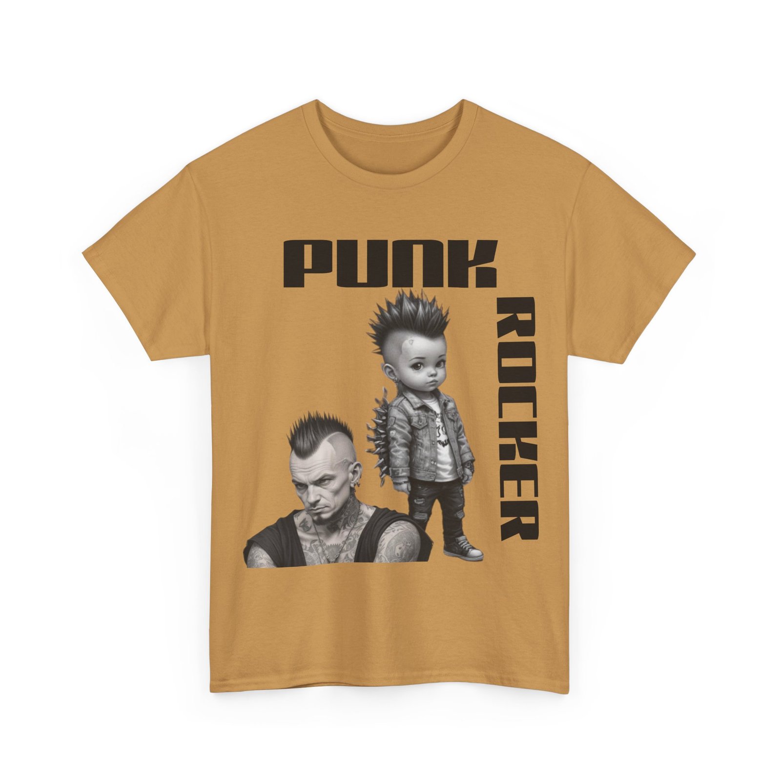 Punk Mother Daughter Father Son Grandparents Grandkids Matching Unisex Heavy Cotton Tee - Image 27