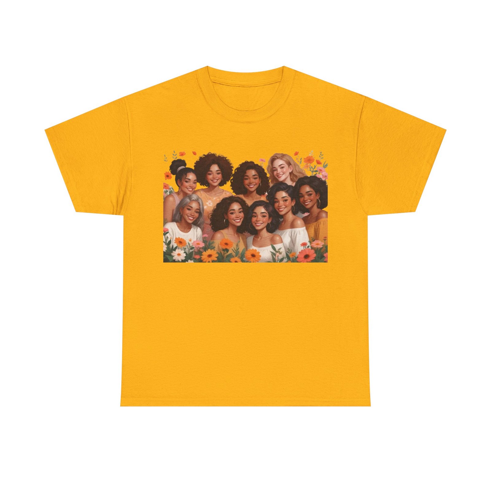 Among The Flowers Unisex Heavy Cotton Tee - Image 17