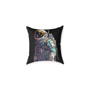 Astronaut Square Poly Canvas Pillow
