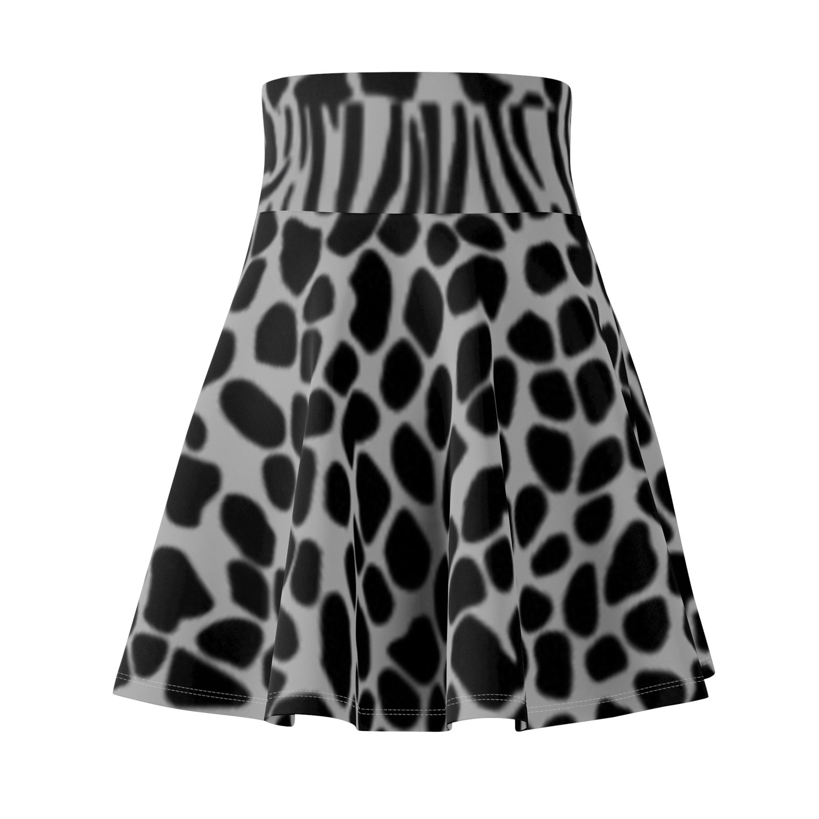 Print Women's Skater Skirt - Boho Chic Style for Spring & Summer - Image 2