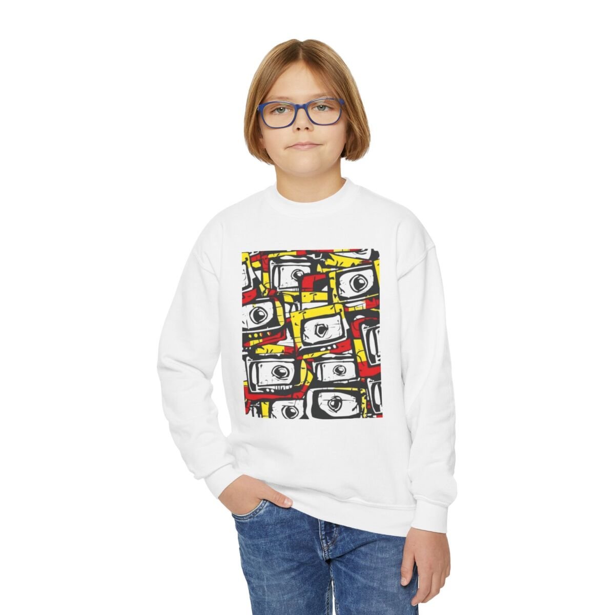 Another Level Brand Youth Crewneck Sweatshirt - Image 15