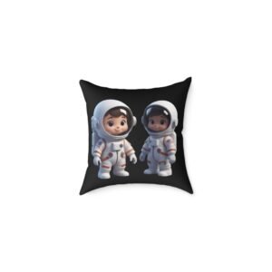 Astronauts Square Poly Canvas Pillow 71