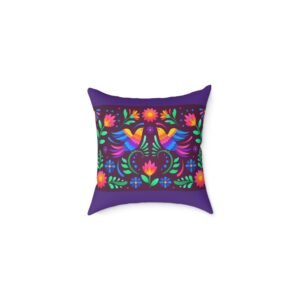 Mexico Square Poly Canvas Pillow