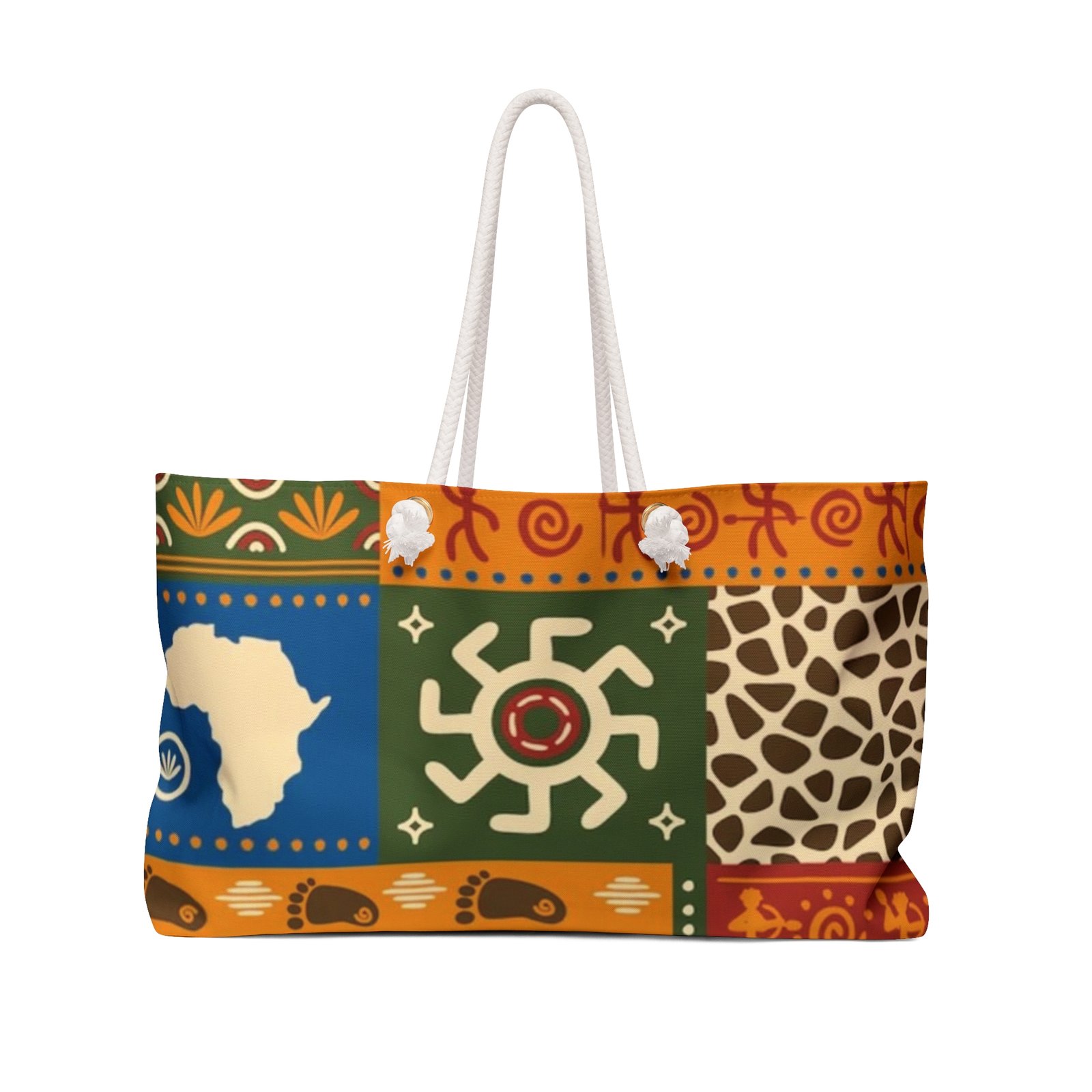 Africa Pattern Stylish Women Weekender Bag
