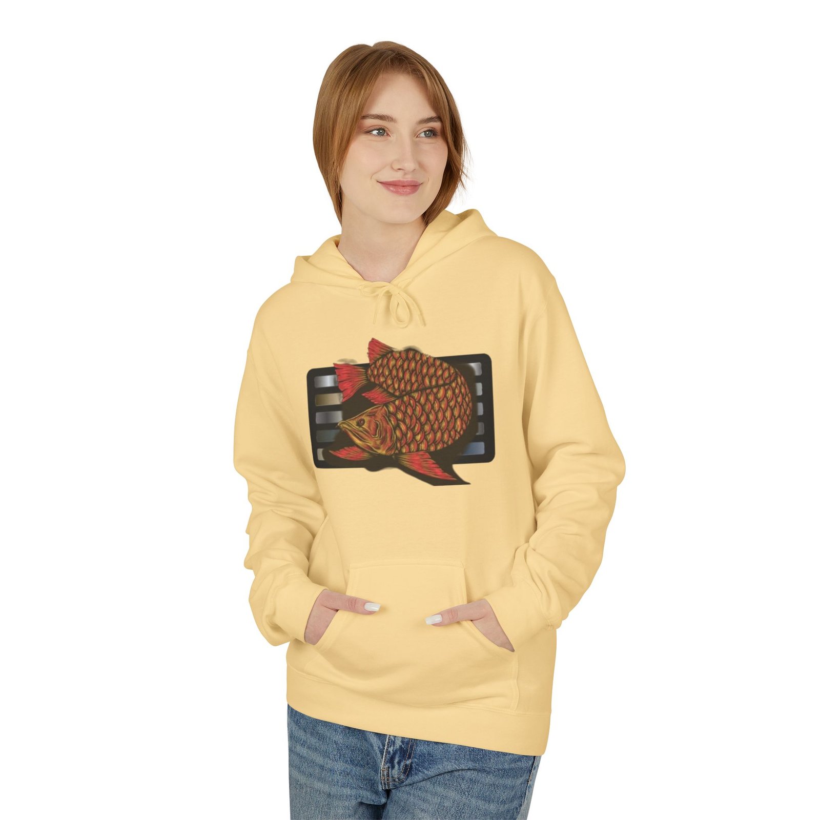 Fishing Adventure Water Sport Fleece Hoodie | Perfect Gift for Anglers, Outdoor Enthusiasts, Fishing Trips, Birthdays, and Summer - Image 15
