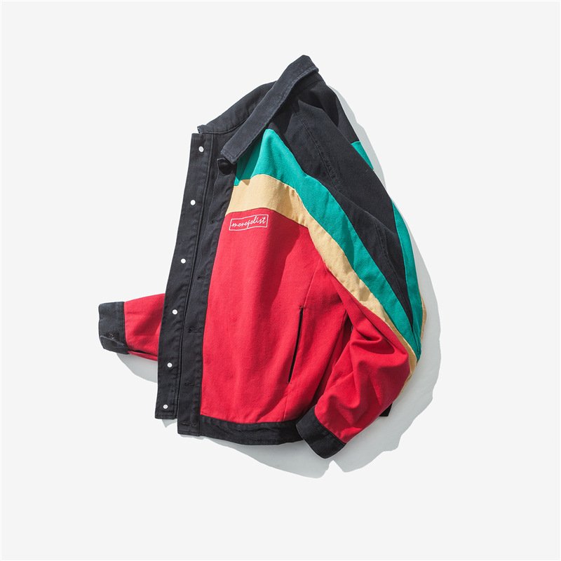 Jamaica West Coast Embroidered Lapel Jacket Neutral Jacket - Image 2