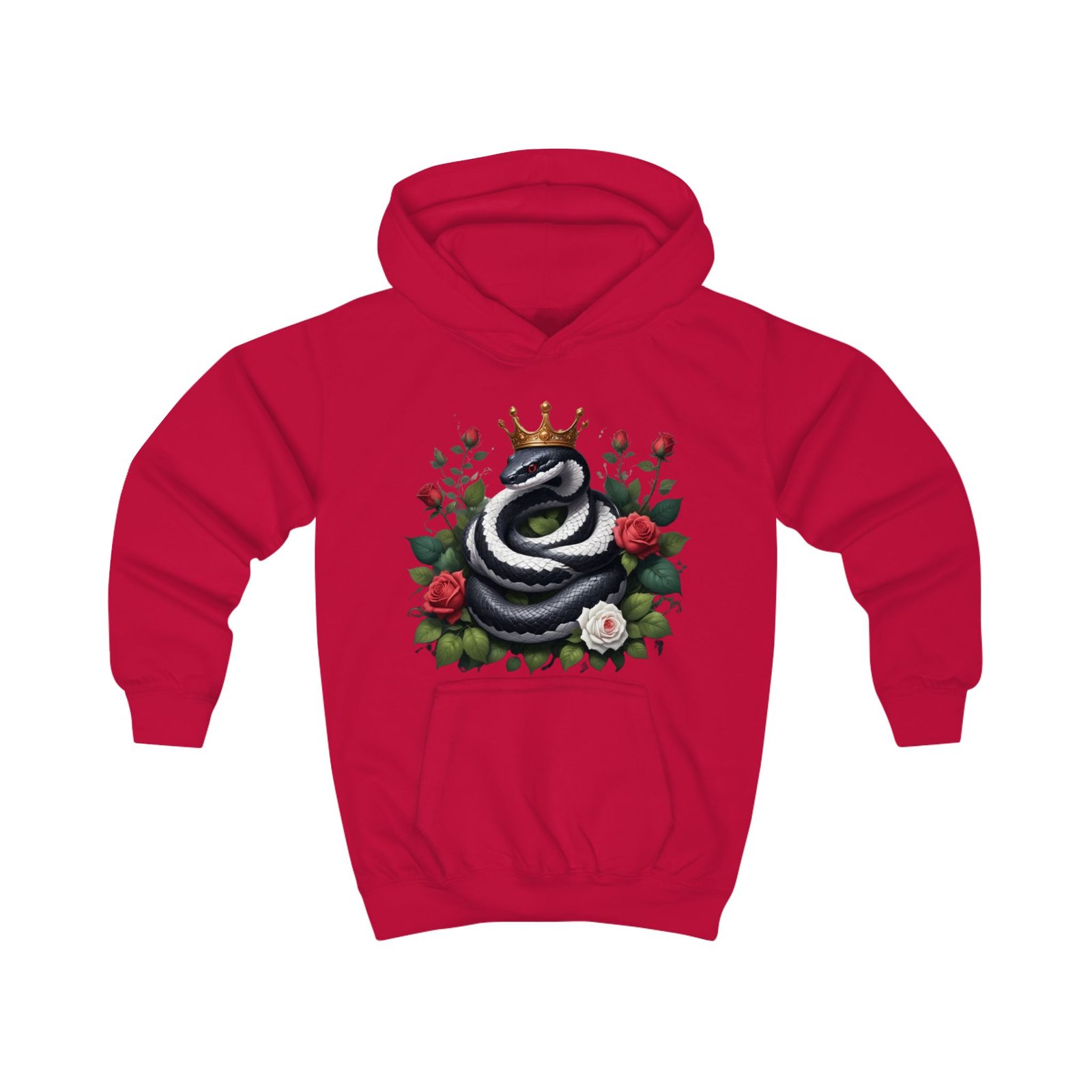 Red Roses Kids Hoodie - Image 23