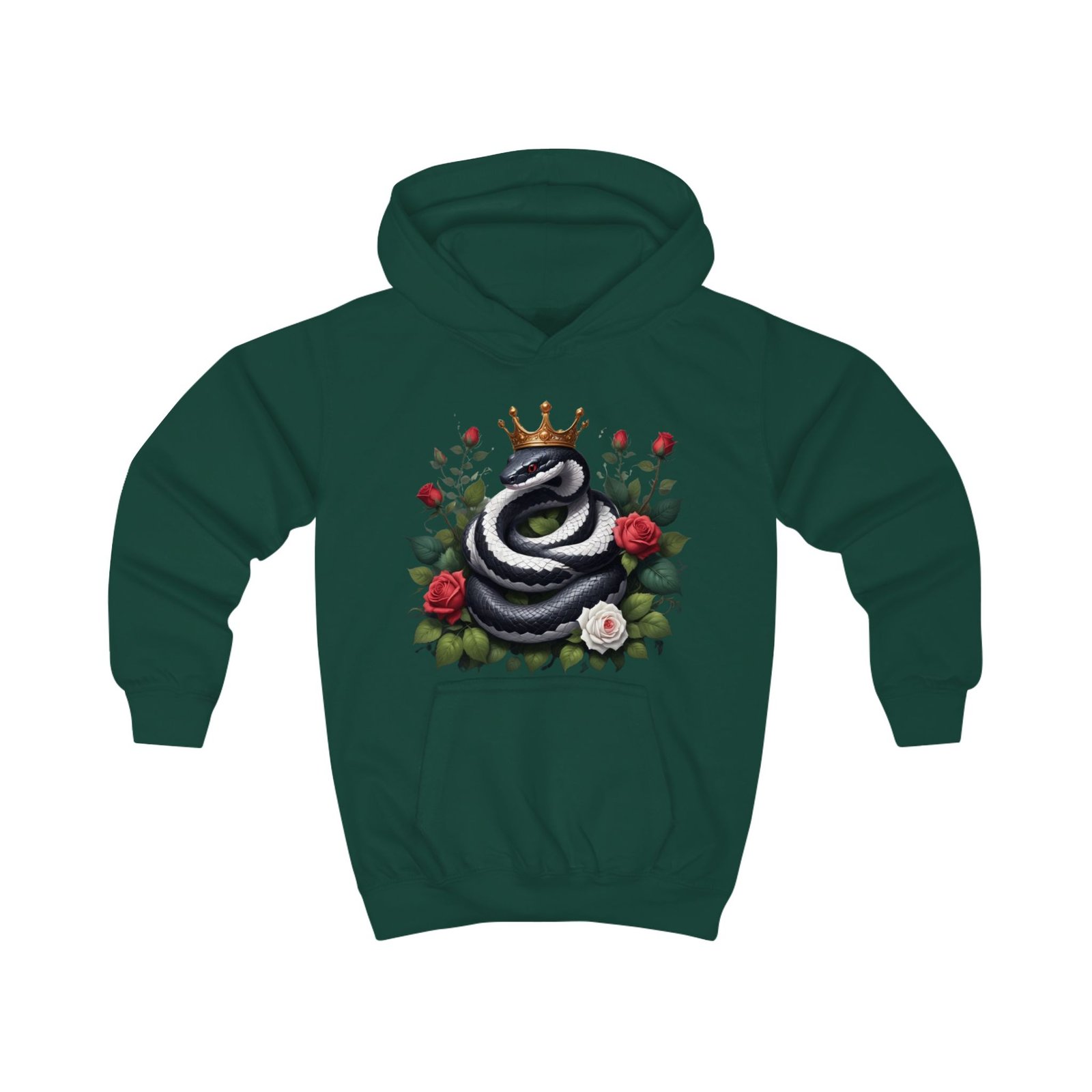 Red Roses Kids Hoodie - Image 13