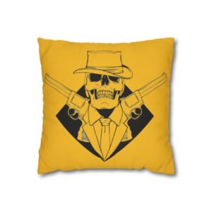 Gangster Square Poly Canvas Pillowcase