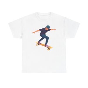 Skateboard Unisex Heavy Cotton Tee