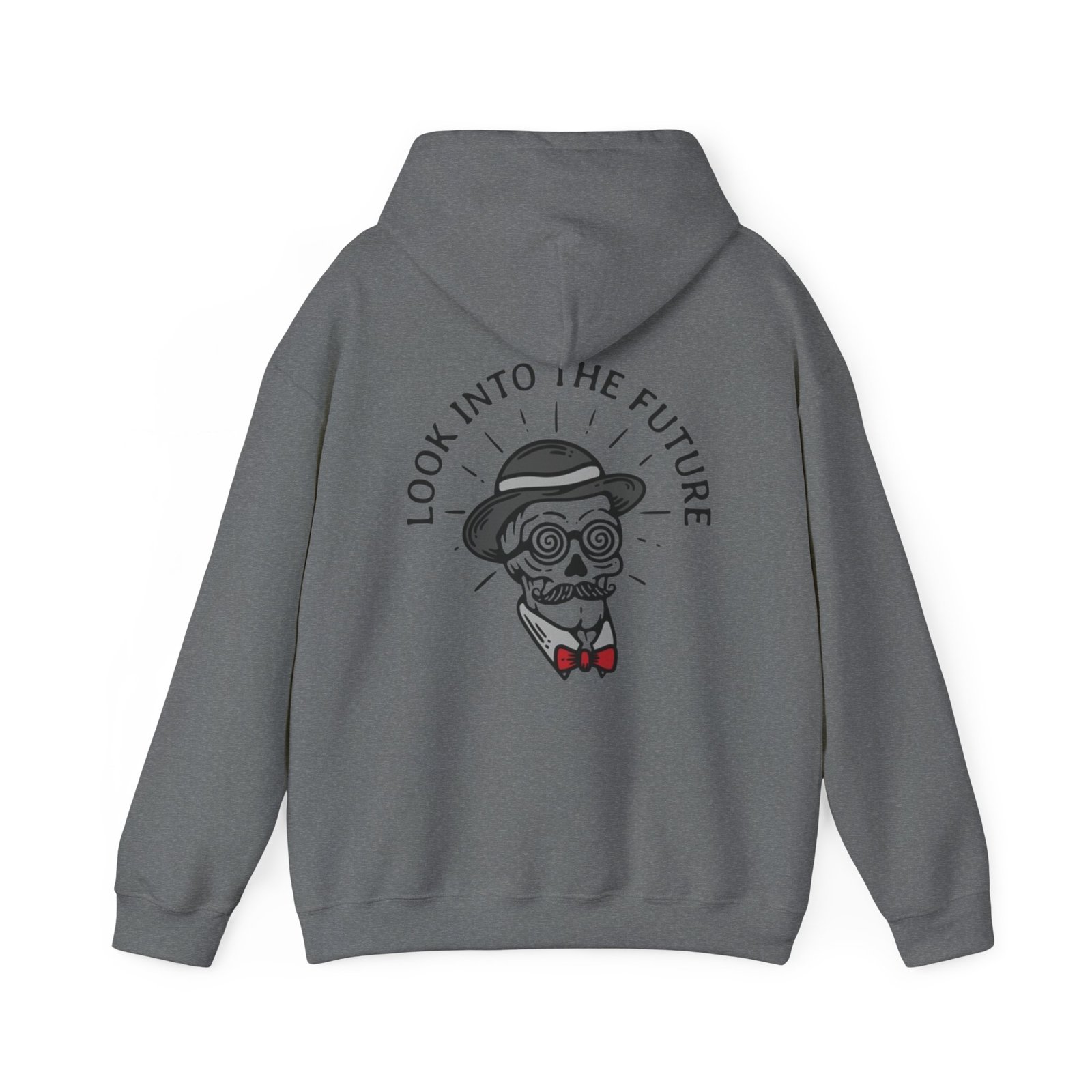 Gangster Skull Tattoo Hooded Sweatshirt. Unisex Heavy Blend™ Hooded Sweatshirt - Image 30