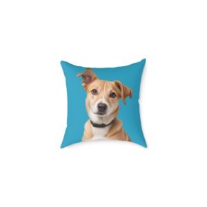 Jack Russell Square Poly Canvas Pillow