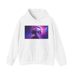Futuristic Robot Hoodie - Sci-Fi Alien Design