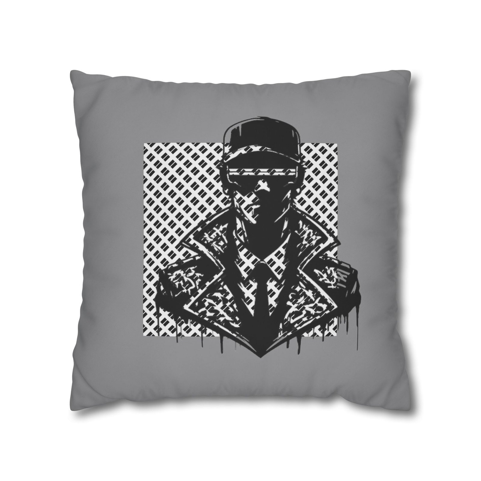 Gangster Square Poly Canvas Pillowcase - Image 9
