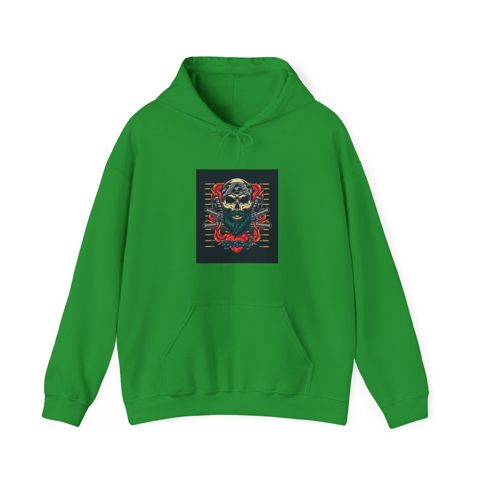 Skull Tattoo Unisex Heavy Blend™ Hooded Sweatshirt - Image 33