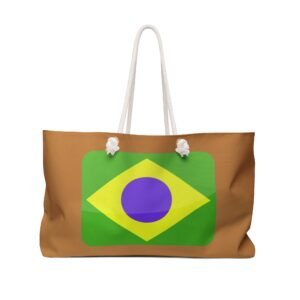 Brazil Flag   Stylish Women Weekender Bag
