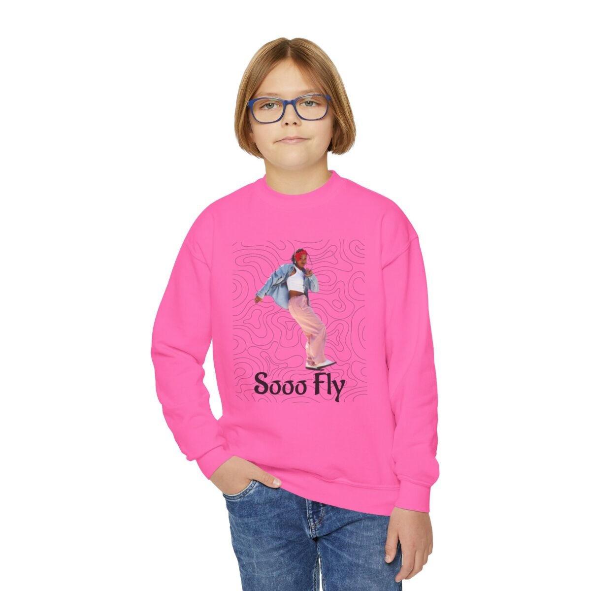 Another Level Brand Youth Crewneck Sweatshirt - Image 3