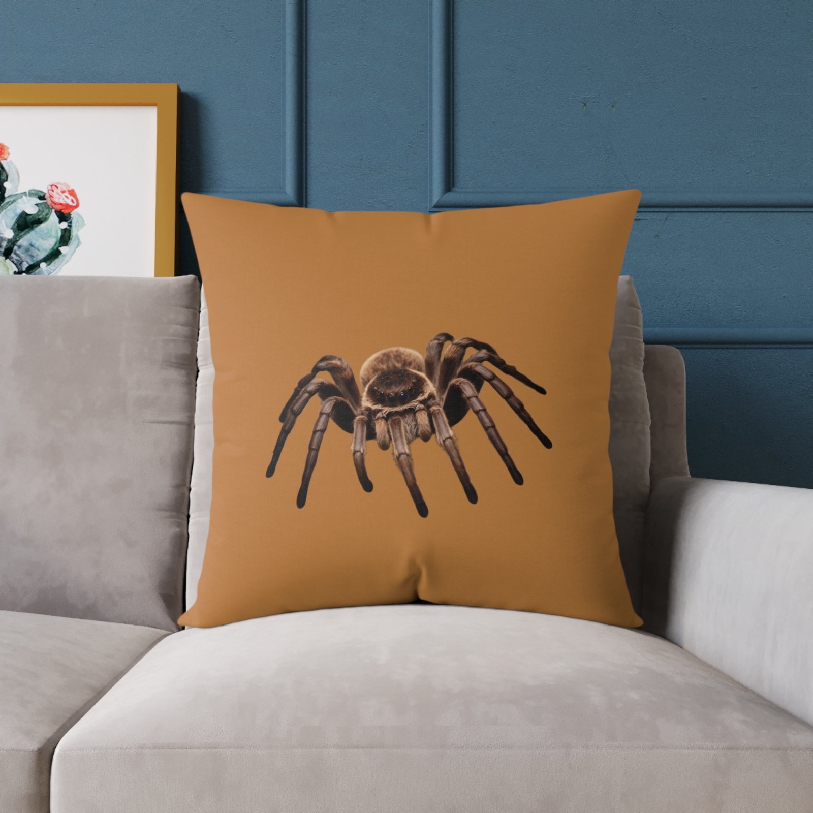 Spider Square Poly Canvas Pillow - Image 15