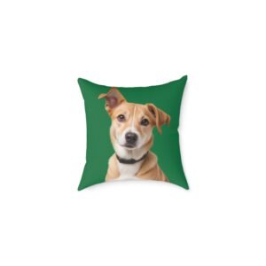 Jack Russell Square Poly Canvas Pillow