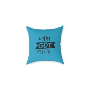 Positivity Self Help Square Poly Canvas Pillow