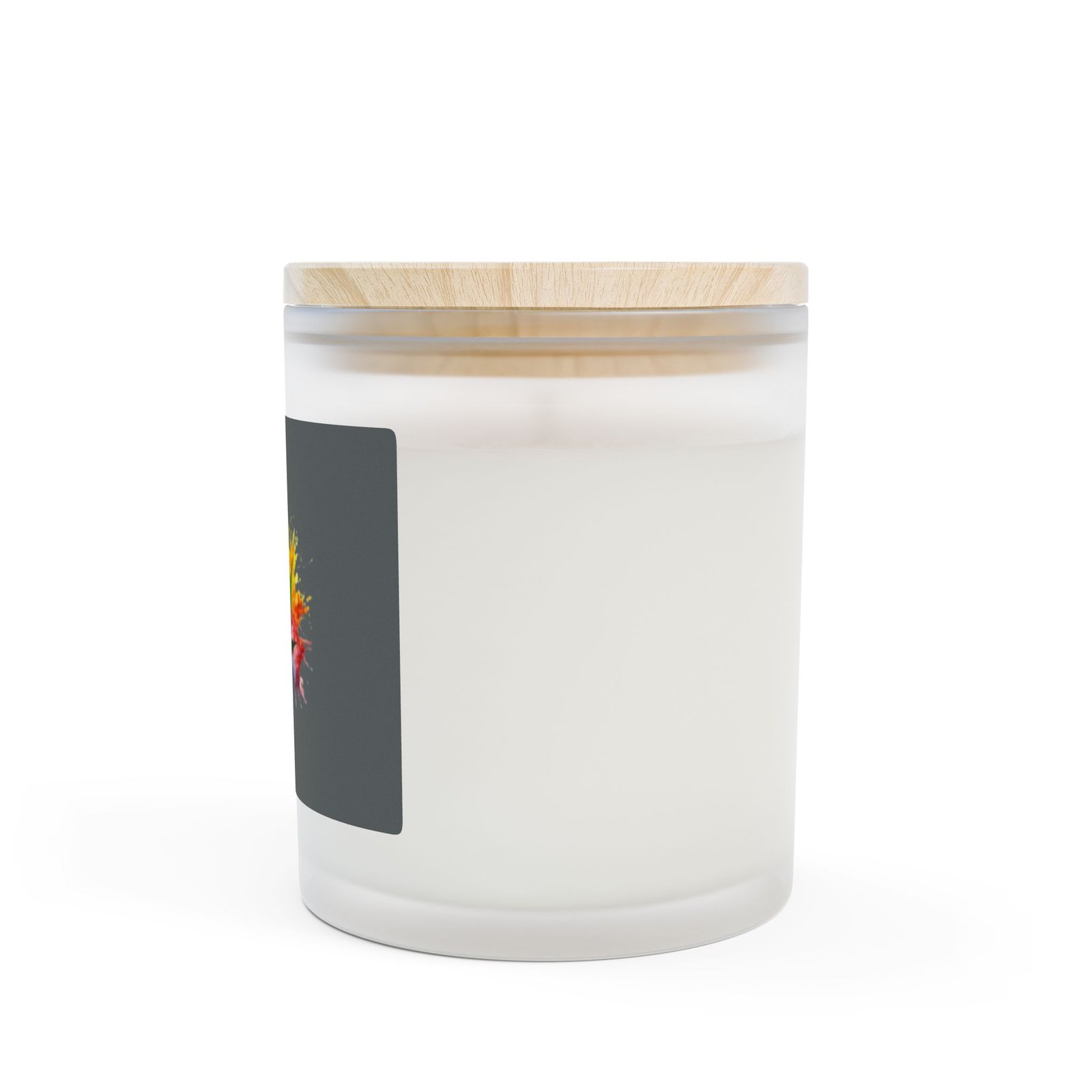 Reggae Rasta Jamaica Frosted Glass Candle, 11oz - Image 7