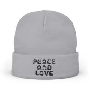 Good Vibes Quotes Knit Beanie (Embroidery)