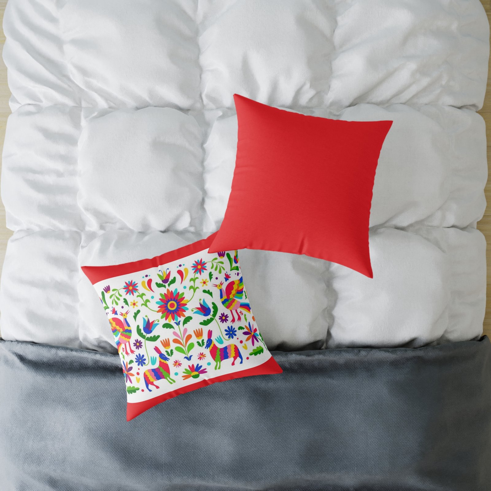Mexico Square Poly Canvas Pillow - Image 12