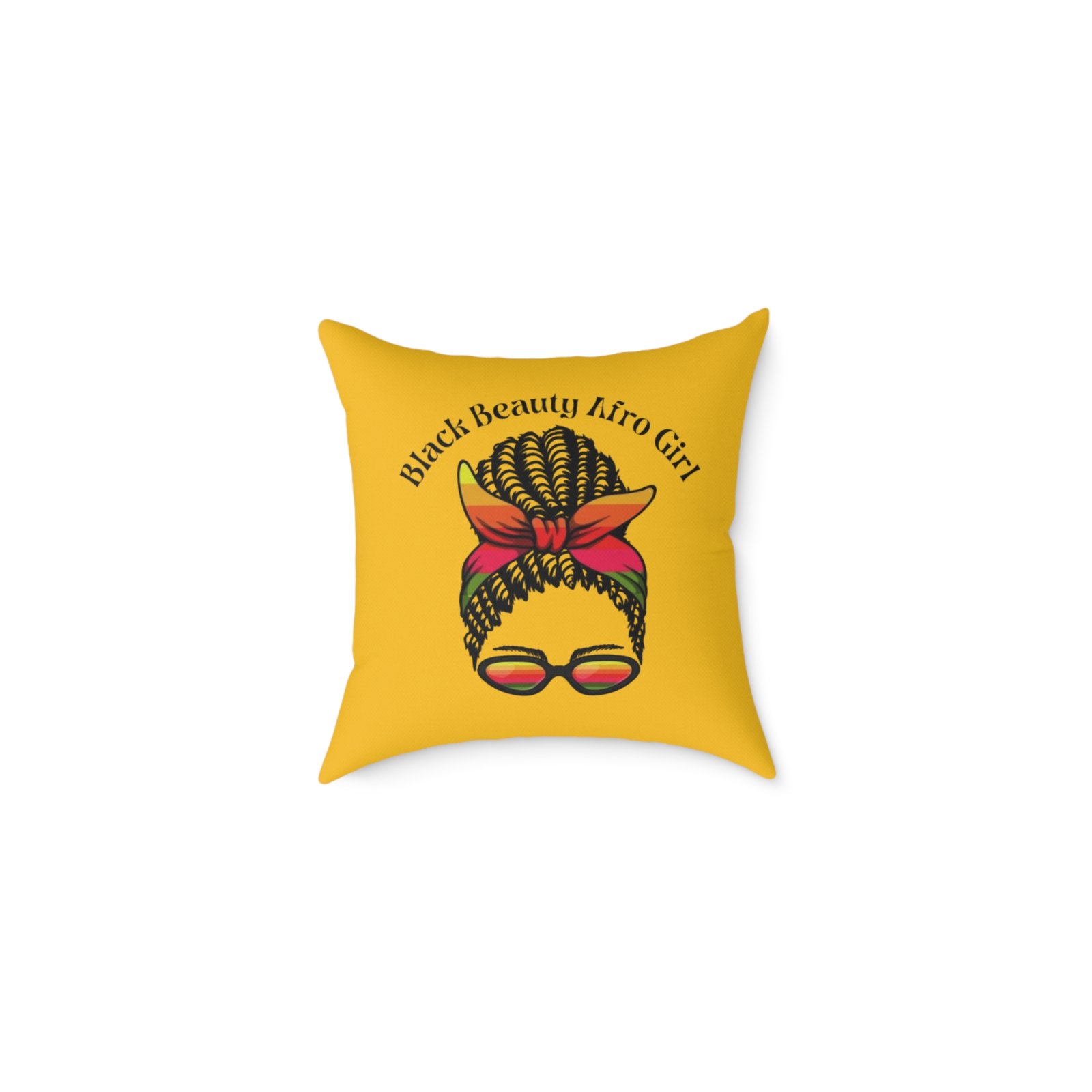 Jamaica Reggae Rasta Music Spliff Cannabis Square Poly Canvas Pillow 08