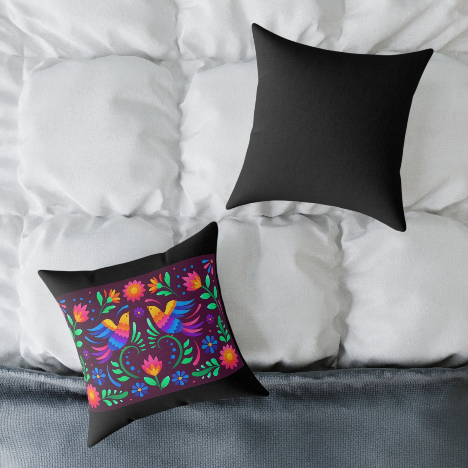 Mexico Square Poly Canvas Pillow - Image 8