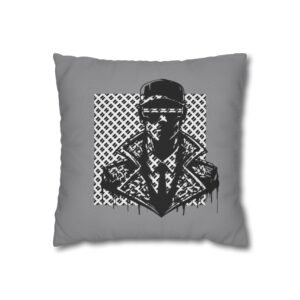 Gangster Square Poly Canvas Pillowcase