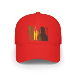 Rasta Music Reggae Jamaica Cannabis Marajuana Low Profile Baseball Cap