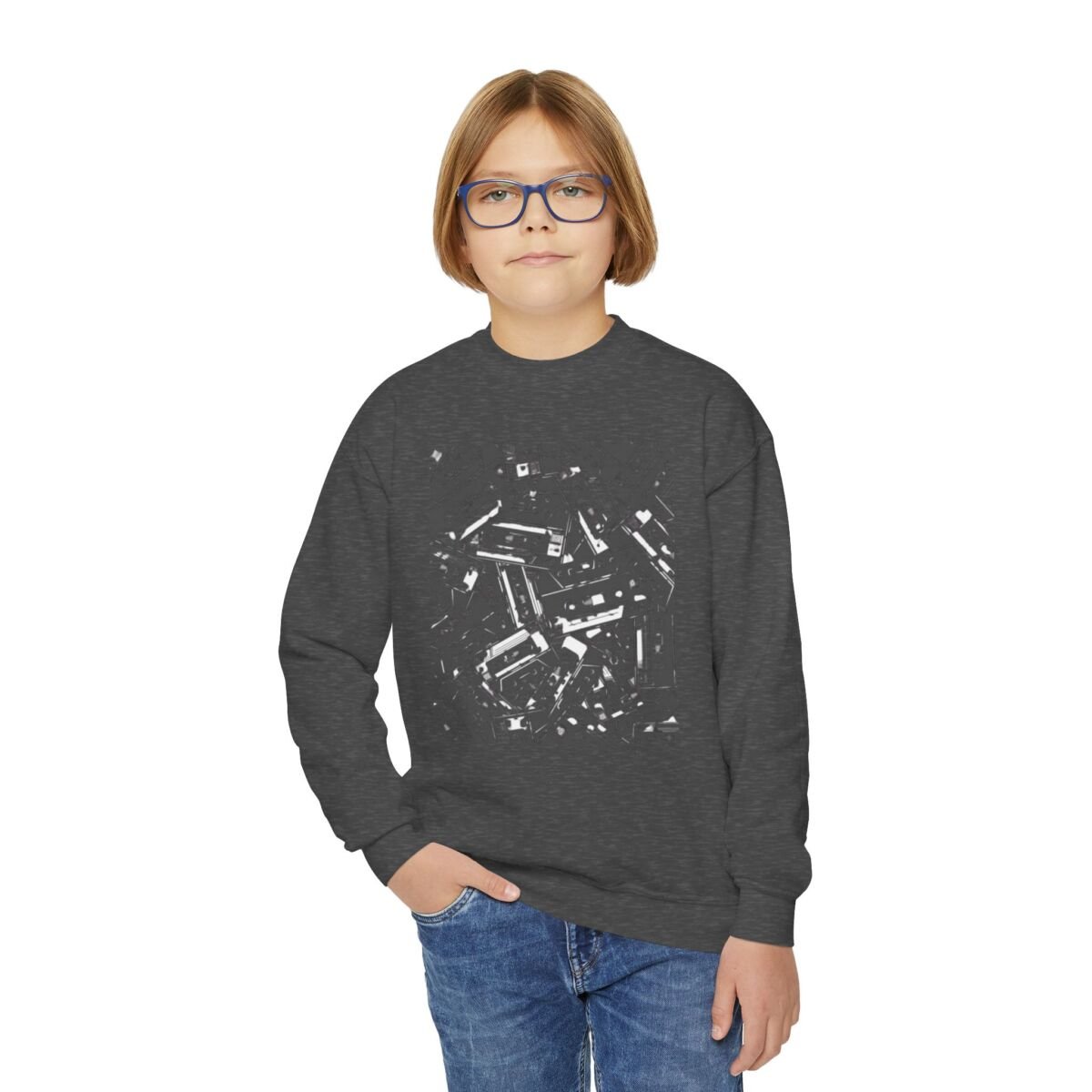 Another Level Brand Youth Crewneck Sweatshirt - Image 35
