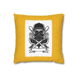 Gangster Square Poly Canvas Pillowcase