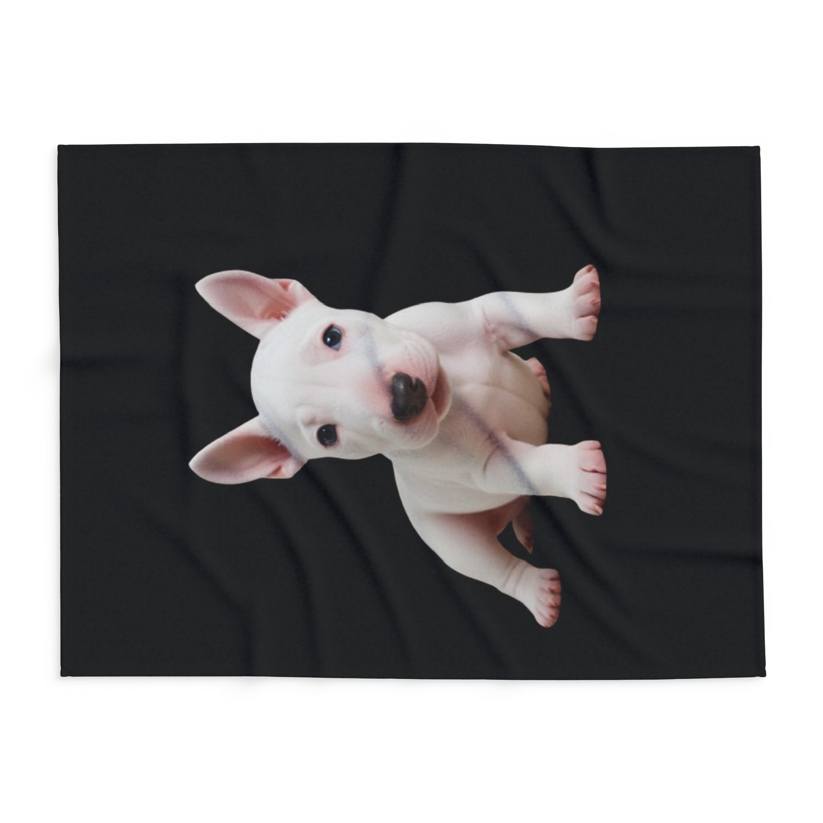 English Bull Terrier Puppy Arctic Fleece Blanket 08 - Image 10