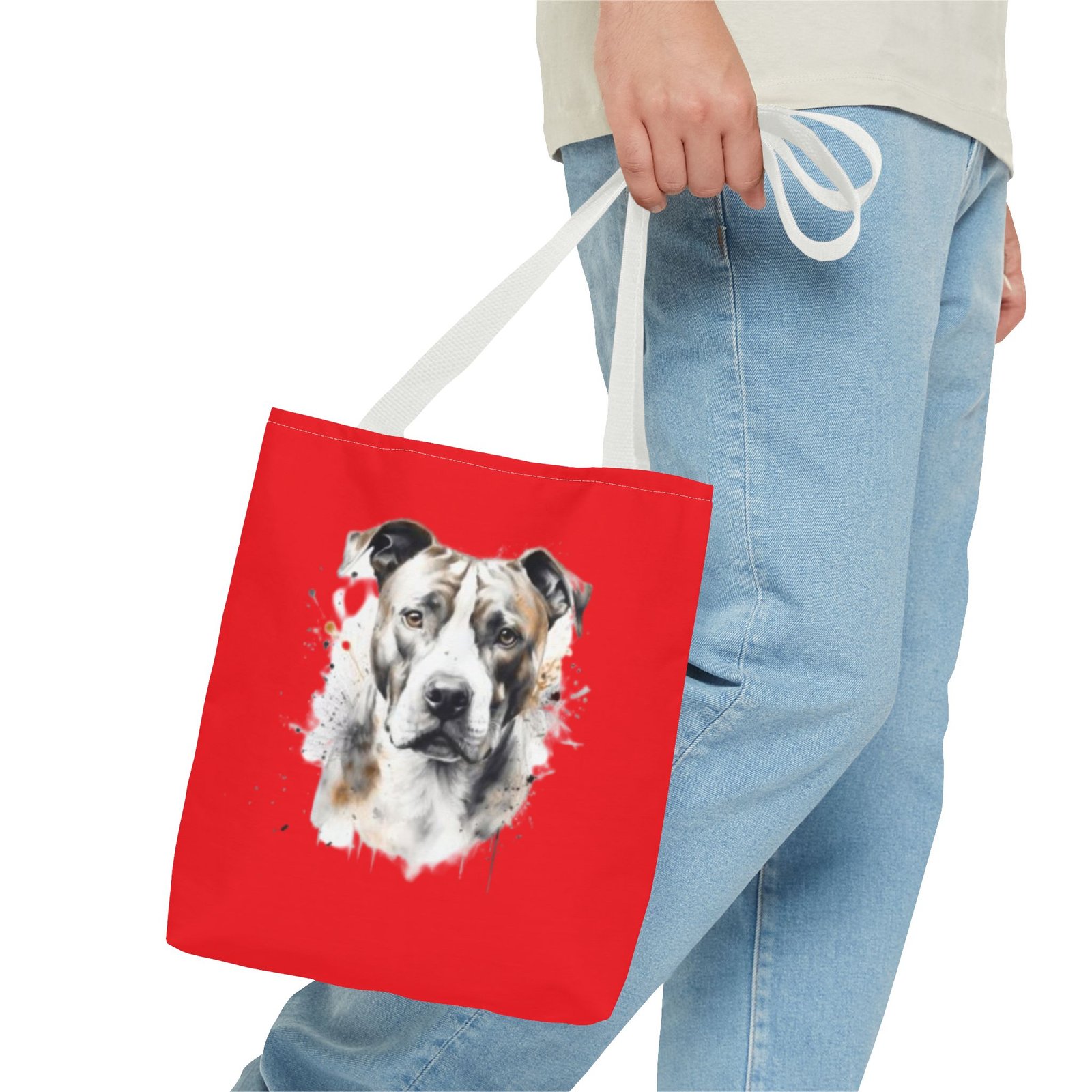Bull Terrier Dog Tote Bag - Stylish Dog Lover's Accessory - Image 11