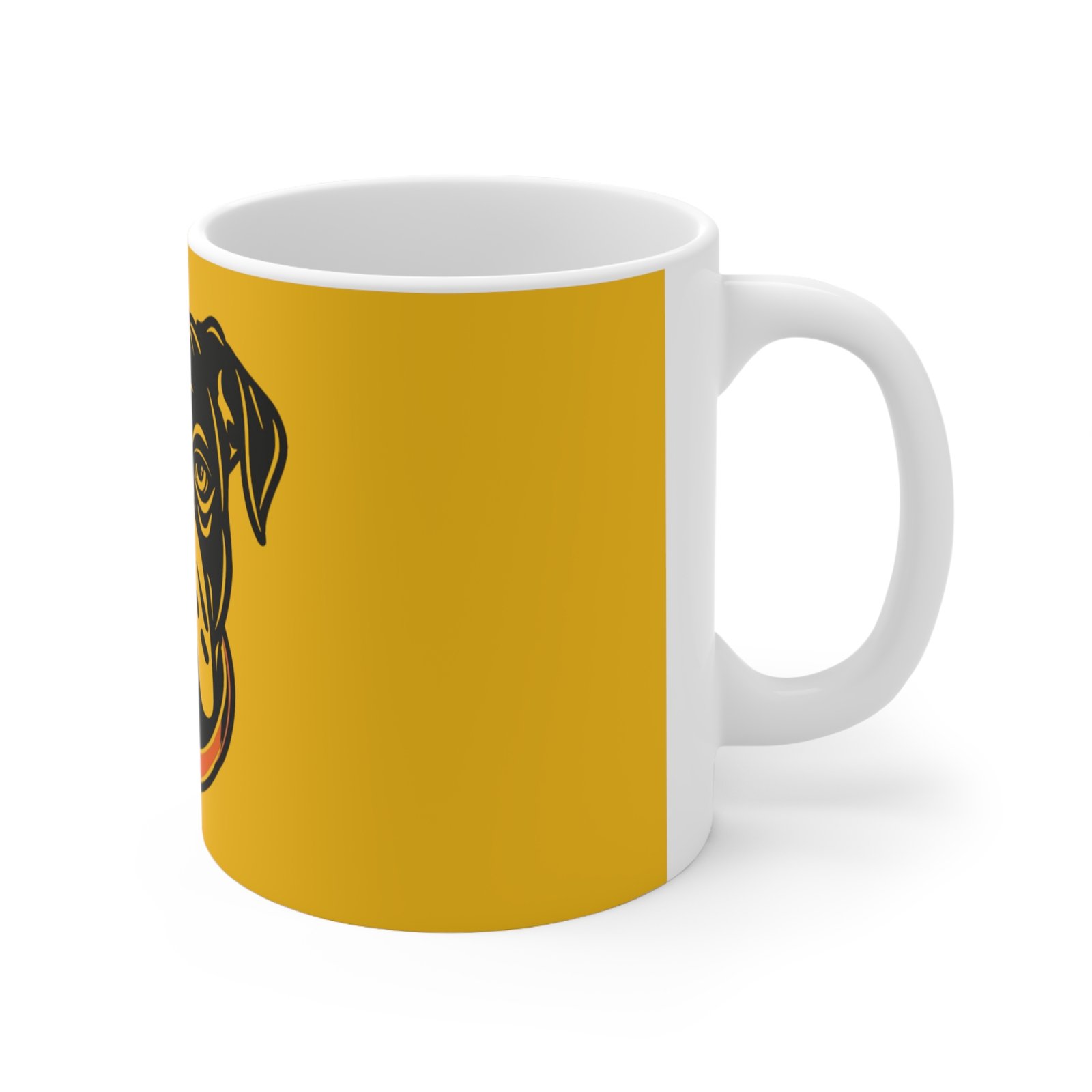 Bull Terrier Ceramic Coffee Cups, 11oz, 15oz - Image 3