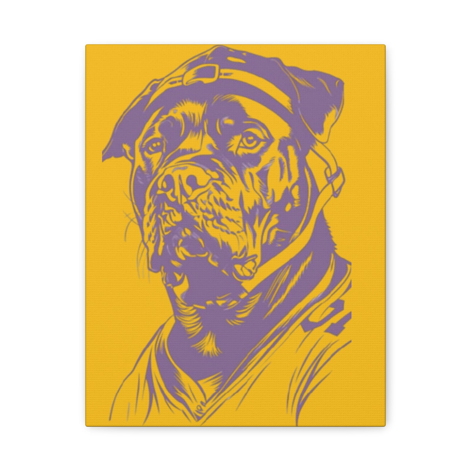 Rottweiler Rotty Dog Art Canvas Print - Modern Home Decor