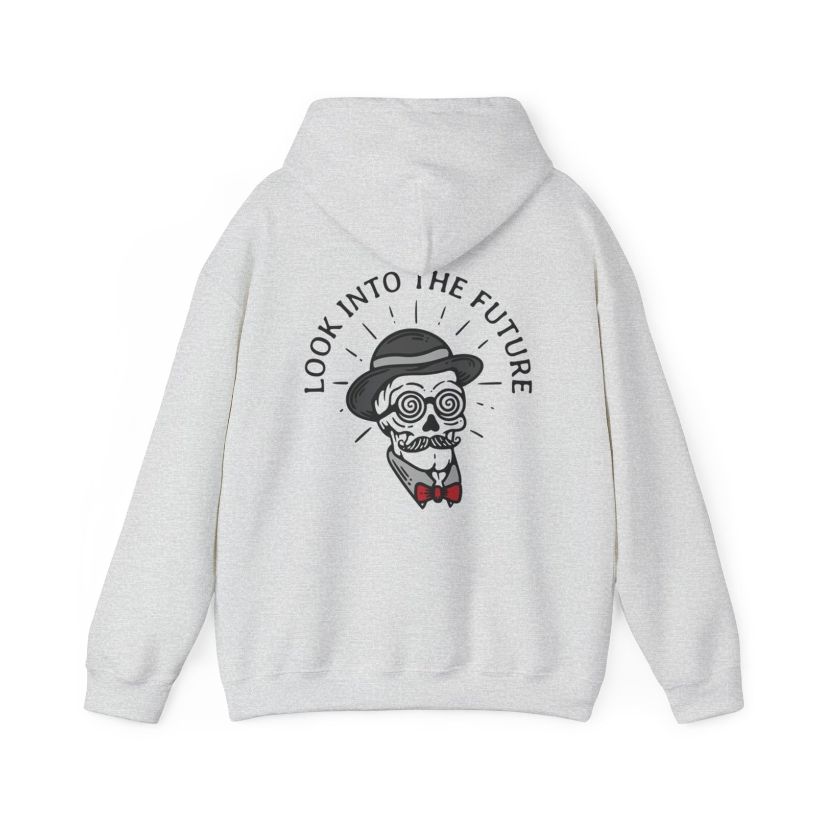 Gangster Skull Tattoo Hooded Sweatshirt. Unisex Heavy Blend™ Hooded Sweatshirt - Image 6