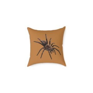 Spider Square Poly Canvas Pillow