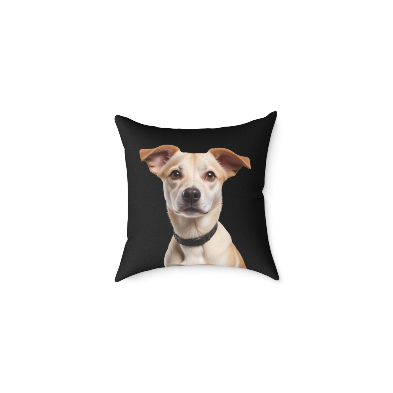 Jack Russell Square Poly Canvas Pillow