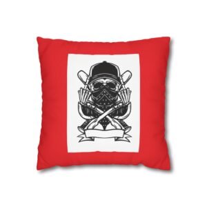 Gangster Square Poly Canvas Pillowcase