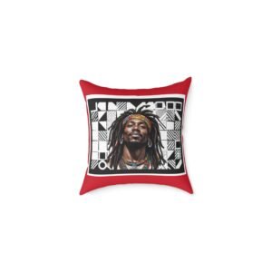 Rastafarian Square Poly Canvas Pillow