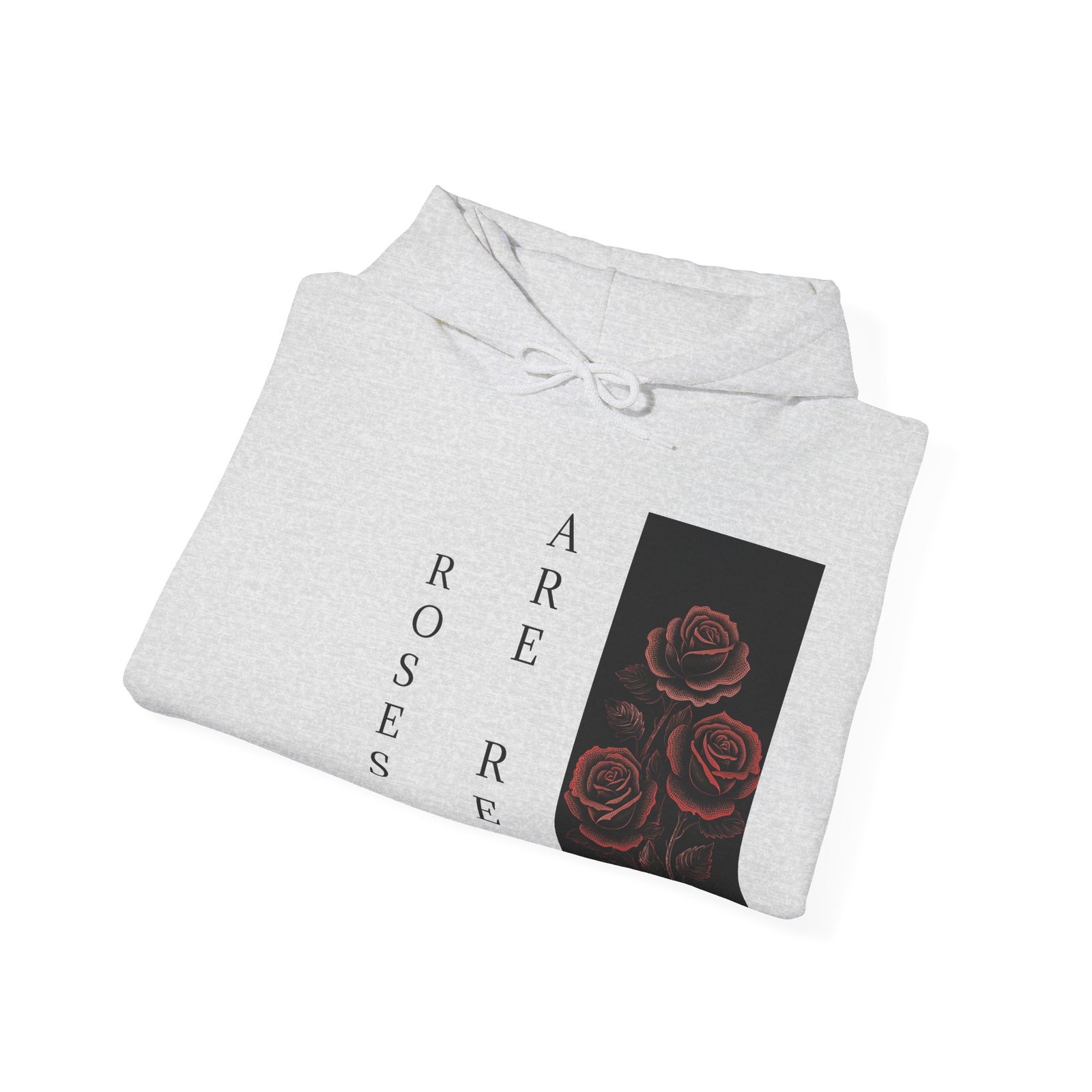 Skull Roses Tattoo Flowers Hoodie, Gothic Sweatshirt, Edgy Pullover, Dark Floral - Image 8
