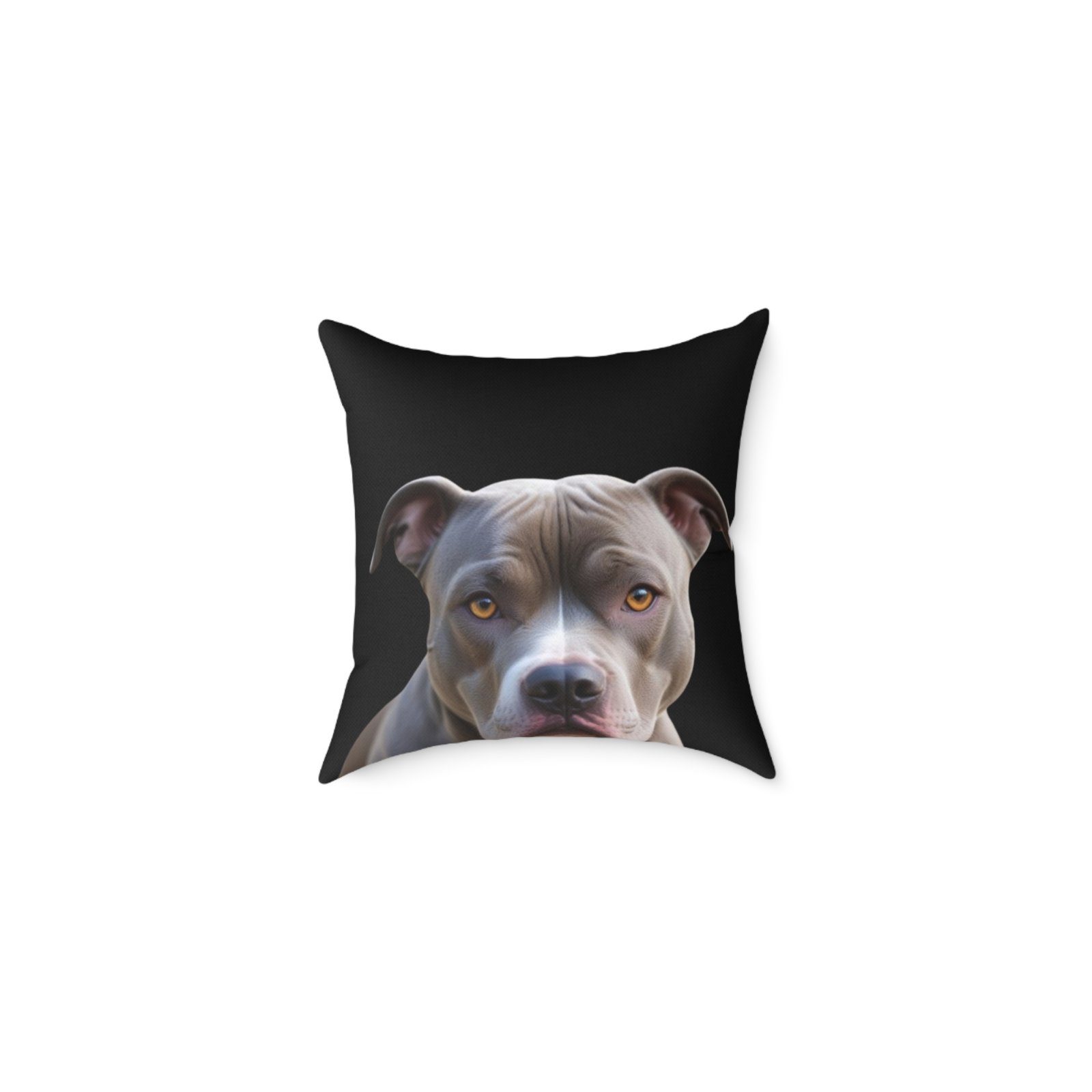Staffordshire Bull Terrier Square Poly Canvas Pillow