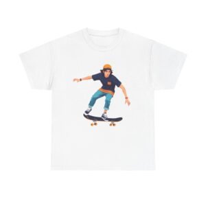Skateboard Unisex Heavy Cotton Tee
