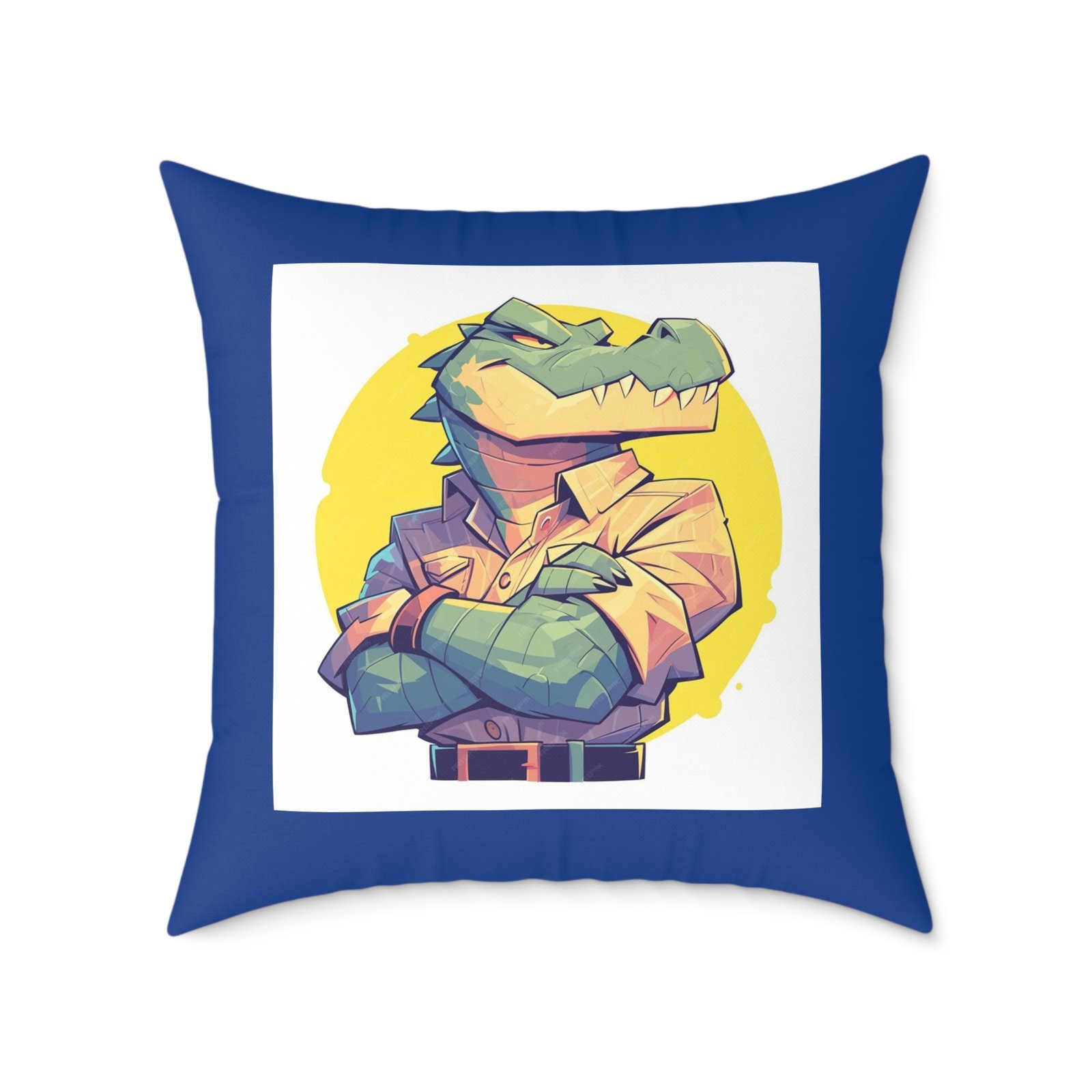 Dinassaur Square Poly Canvas Pillow - Image 17
