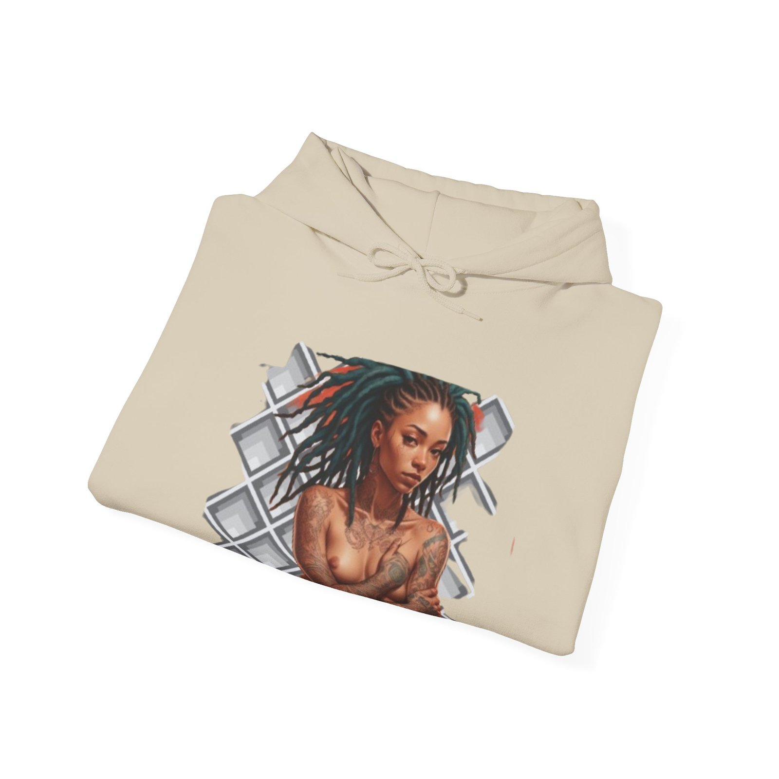 Dreadlocks Unisex Heavy Blend™ Hooded Sweatshirt - Image 16