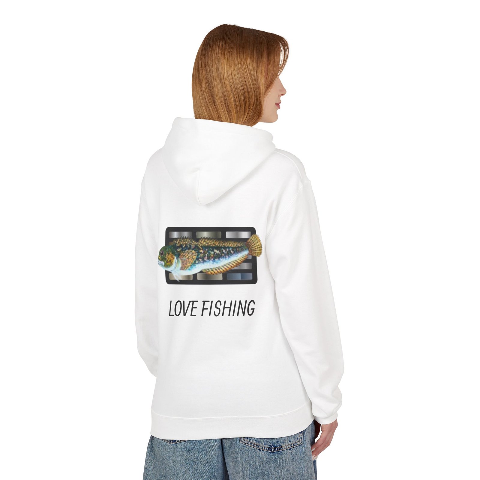 Fishing Adventure Water Sport Fleece Hoodie | Perfect Gift for Anglers, Outdoor Enthusiasts, Fishing Trips, Birthdays, and Summer - Image 4