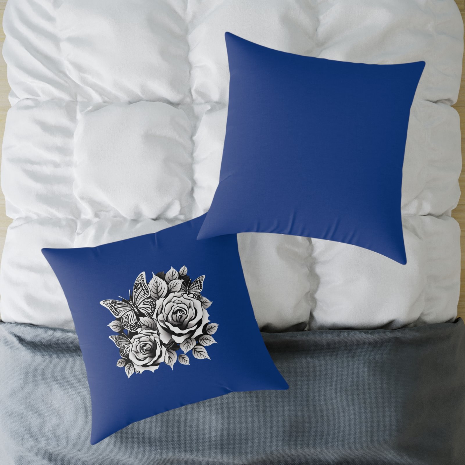 Butterfly Square Poly Canvas Pillow - Image 20