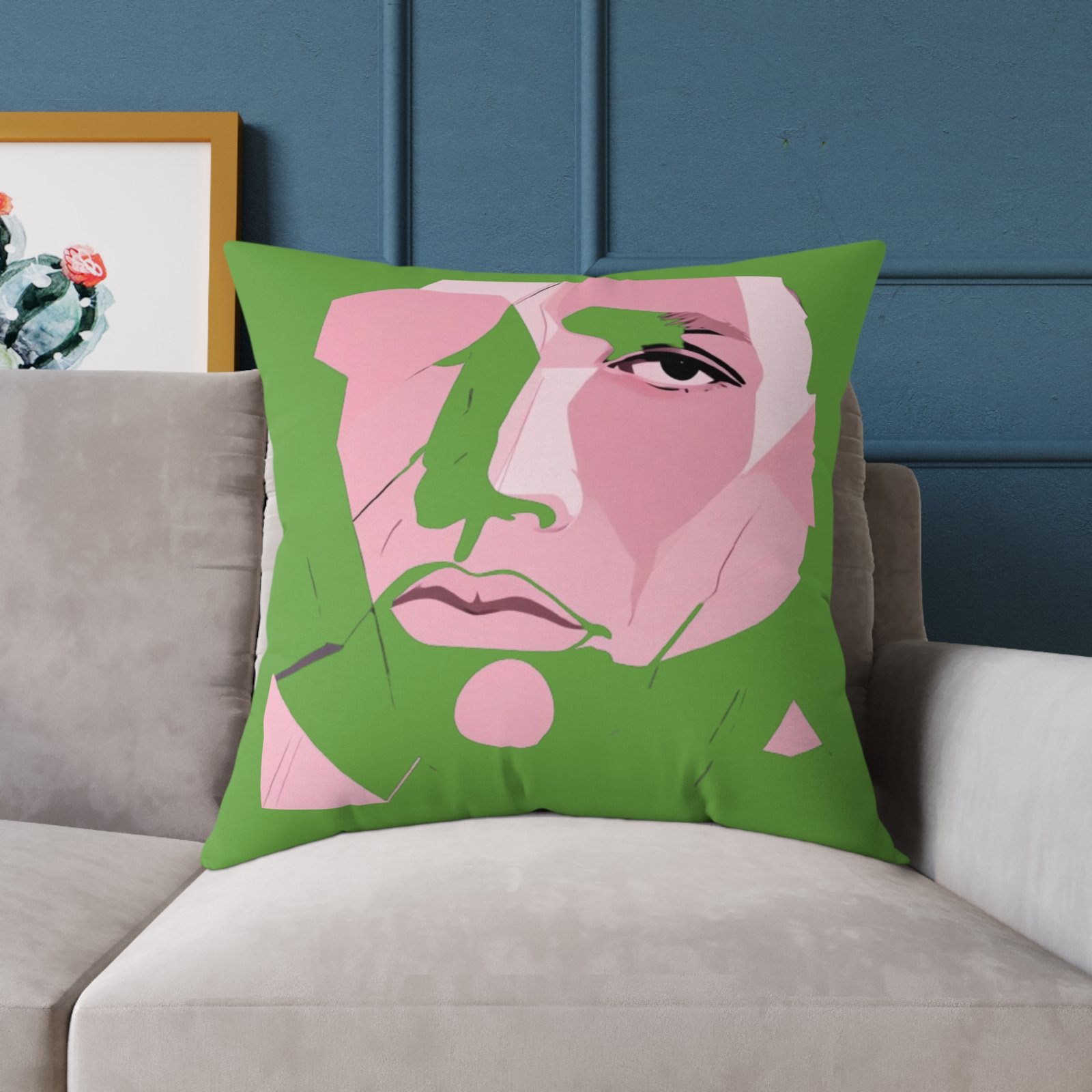 Abstract Square Poly Canvas Pillow - Image 19
